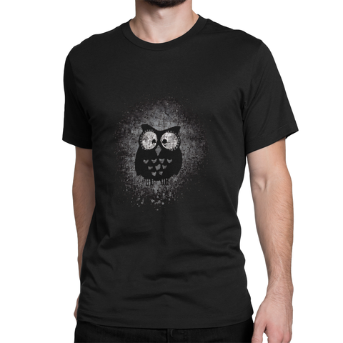 Night Owl Unisex T-shirt Βαμβακερό