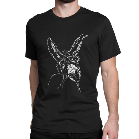 Funny Donkey Unisex T-shirt Βαμβακερό