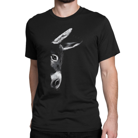 Cute Donkey Unisex T-shirt Βαμβακερό