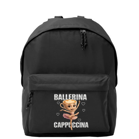 Σχολική Τσάντα Πλάτης Ballerina Cappuccina - Backpack Μ30×Π40×Υ18εκ
