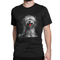 Fluffy cute dog Unisex T-shirt Βαμβακερό