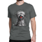Fluffy cute dog Unisex T-shirt Βαμβακερό