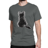 Fluffy cat Unisex T-shirt Βαμβακερό