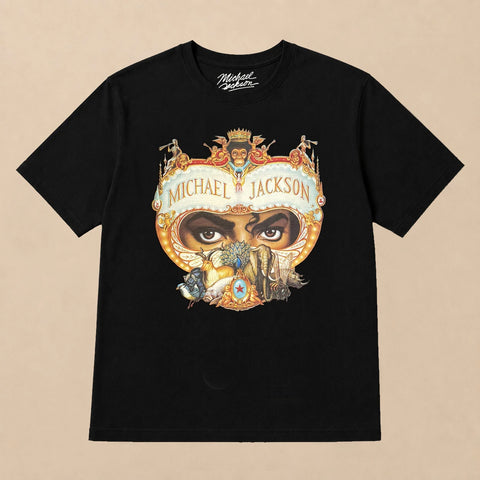 Michael Jackson Unisex T-Shirt: Dangerous - Unisex T-Shirt Βαμβακερό