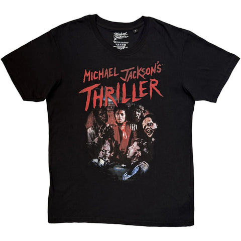 Michael Jackson Unisex T-Shirt: Thriller Zombies  - Unisex T-Shirt Βαμβακερό