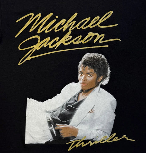 Michael Jackson Unisex T-Shirt: Thriller White Suit - Unisex T-Shirt Βαμβακερό