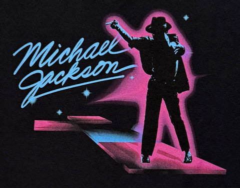 Michael Jackson Unisex T-Shirt: Thriller Neon - Unisex T-Shirt Βαμβακερό