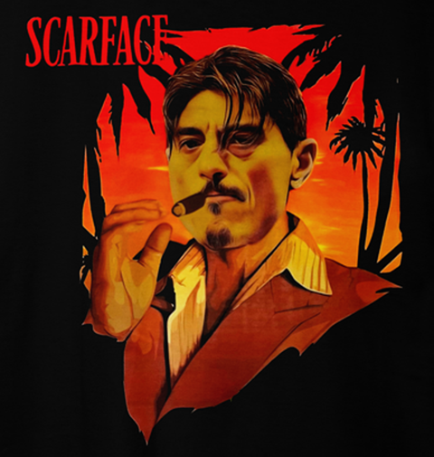 Scarface DPG7000 DPG Unisex T-shirt Βαμβακερό