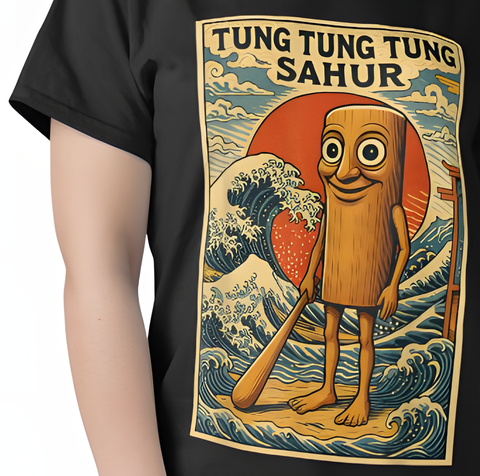 T-shirt Παιδικό Βαμβακερό Tung Tung Tung Sahur