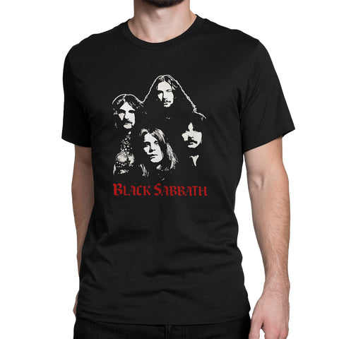 Black Sabbath group Unisex T-shirt Βαμβακερό