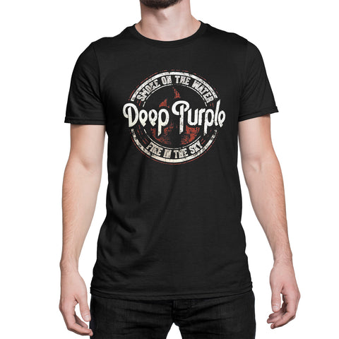 Deep Purple Unisex T-shirt Βαμβακερό