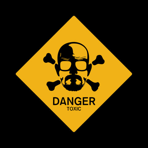 Breaking Bad Heisenberg toxic Unisex T-shirt Βαμβακερό