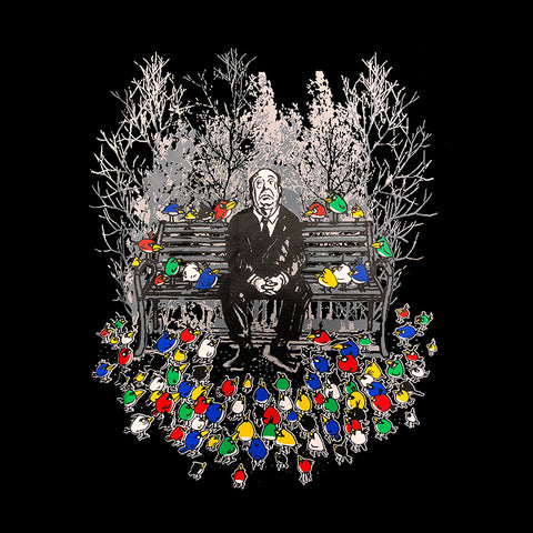 The Birds Hitchcock Unisex T-shirt Βαμβακερό