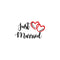 Just Married Unisex Women's T-shirt Βαμβακερό