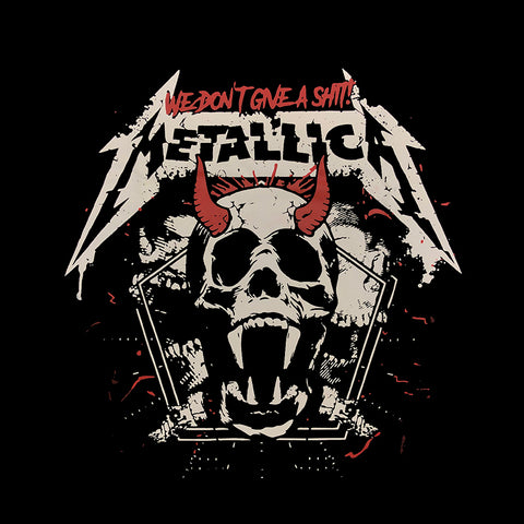 Metallica Group Skull Logo Unisex T-shirt Βαμβακερό