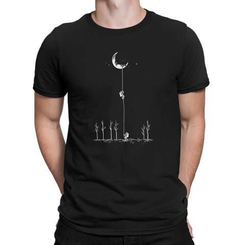 To the moon and back Unisex T-shirt Βαμβακερό