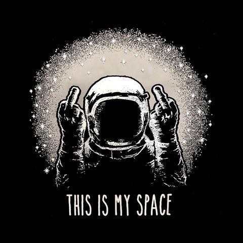 This is My Space Unisex T-shirt Βαμβακερό