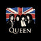 The Queen UK Flag Unisex T-shirt Βαμβακερό