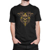 Skull Snakes Cross Unisex T-shirt Βαμβακερό