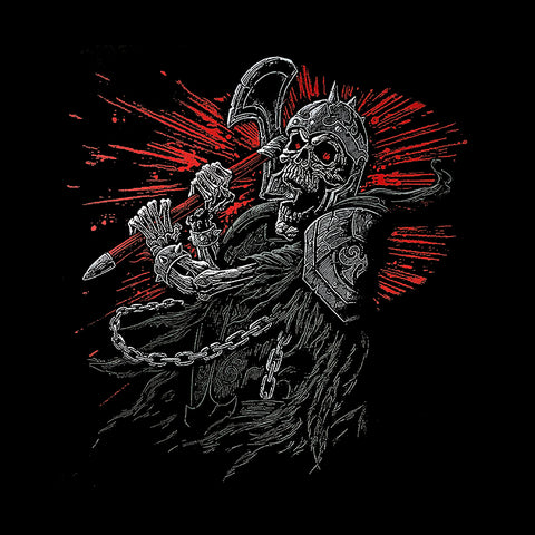 Skull Warrior Unisex T-shirt Βαμβακερό